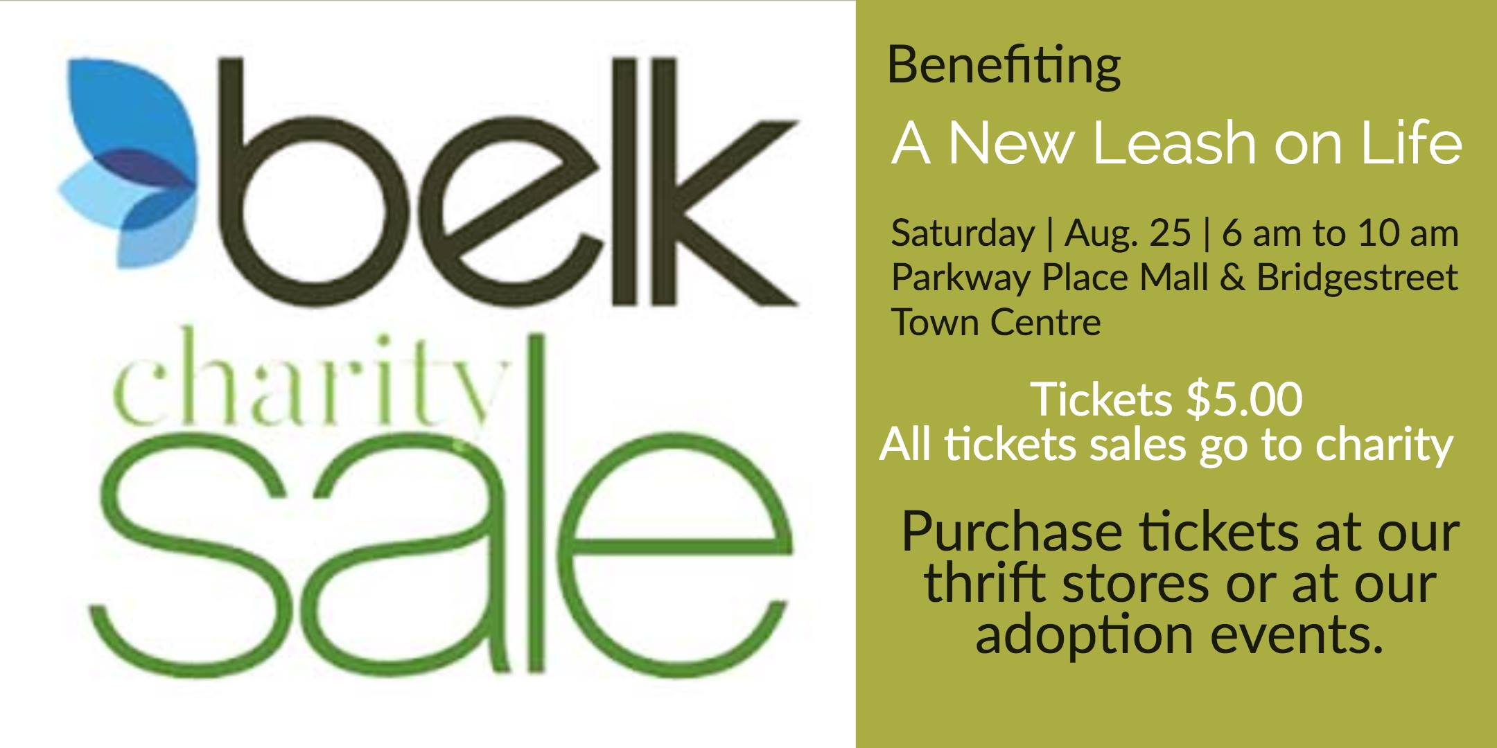 Belk Charity Event with A New Leash On Life