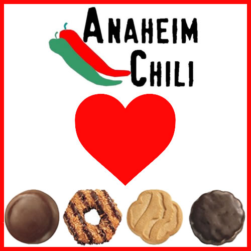 Anaheim Chili ❤ Girl Scout Cookies